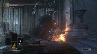 Aldrich Devourer of Gods  Dark Souls 3  Boss Fight [upl. by Derfnam]