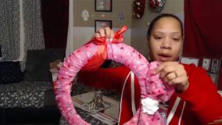 DIY Dollar Tree Wreaths Ribbon Scarfs [upl. by Palmer]