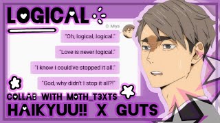 LOGICAL 712  Collab w m0th  Osamu Angst  Texting Story  ChatFic  Lyric Prank [upl. by Yud675]