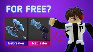 How to get FREE ICE BREAKER in MM2😍REAL VIDEO [upl. by Almallah]