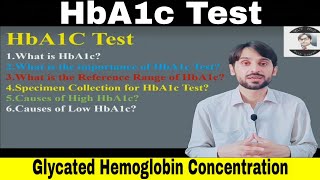 HbA1c Test  Glycated Hemoglobin [upl. by Ateekahs231]