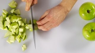 How to Peel Core and Chop Apple [upl. by Ediva]