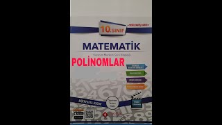 10sınıf matematik polinomlar konu anlatımı sonuç yayınları [upl. by Nnylrac432]