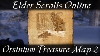 Wrothgar Treasure Map 2 ii Orsinium Elder Scrolls Online ESO [upl. by Payne]