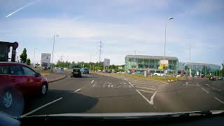 Hillington to Shieldhall via Braehead Roundabouts Glasgow [upl. by Fry882]