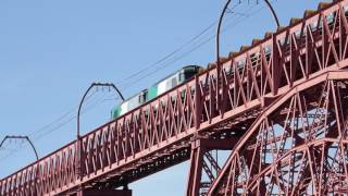 Train de lusine Arcelor Mittal traversant le Viaduc de Garabit 29052017 [upl. by Ardolino513]