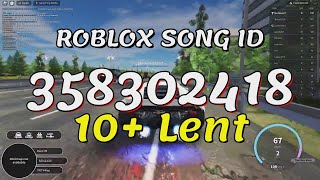 10 Lent Roblox Song IDsCodes [upl. by Woodruff950]