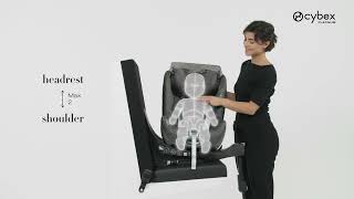 CYBEX Sirona T iSize Car Seat Tutorial [upl. by Ecirtnom109]