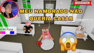 ME CASEI EM BROOKHAVEN  DEU TRETA  Roblox [upl. by Aerbua250]