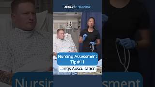 🌬️ How Do You Auscultate Lung Sounds NursingSkills BreathingAssessment nclex [upl. by Boy]