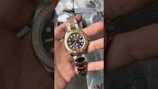 Clean Factory Yacht Master Rolex Coffee Unboxing and Review [upl. by Nairb]