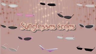 Codes for sunglasses  with links  Roblox  TeeHee [upl. by Leggett]