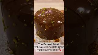 The Easiest Most Delicious Chocolate Cake Youll Ever Make 🍫 shorts viralvideo [upl. by Anoyet]