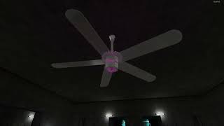 96quot Monster Breeze Antioch AirTech Ceiling Fan Demo [upl. by Reinaldos]