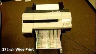 NeuraJet17 Wide Format Inkjet Color Well Log Printer [upl. by Hibben]