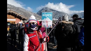 quotIts a disaster for seasonal workersquot Covid keeps French ski resorts closed [upl. by Llennoj]