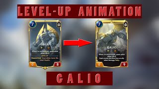 Galio levelup animation  Legends of Runeterra [upl. by Ramma]