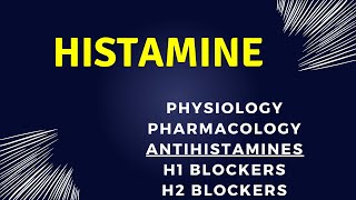 Histamine Complete information Physiology Pharmacology UrduHindi [upl. by Idnarb]