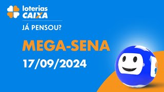 Resultado da MegaSena  Concurso nº 2775  17092024 [upl. by Christoforo]