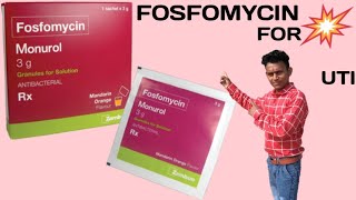 Fosfomycin Monurol How To Take [upl. by Acirretal]