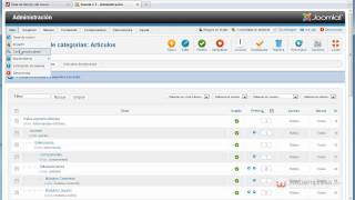 La papelera en Joomla 17 [upl. by Sirej506]