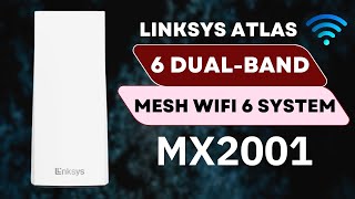 Linksys Atlas 6 Dual Band Mesh WiFi 6 System MX2001 [upl. by Lapointe2]