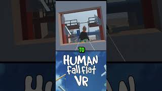 I Just Splattered Into A Wall Human Fall Flat VR [upl. by Omik]