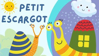 Petit escargot  Paroles en français  Comptines et chansons pour bébés et enfants 🎈 [upl. by Suoirtemed]