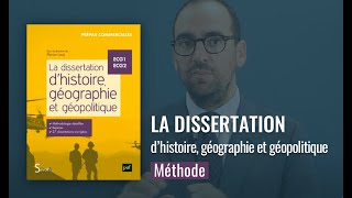 Méthodologie de la dissertation d’histoire géographie et géopolitique  Florian Louis [upl. by Nellahs]