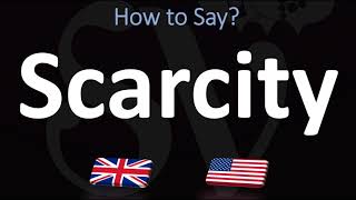 How to Pronounce Scarcity 2 WAYS UKBritish Vs USAmerican English Pronunciation [upl. by Nnyltiac]