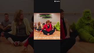 POV When the grinch is in yoga class edit funny grinchgoesviral [upl. by Llenrep490]