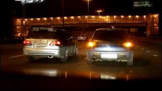 Honda Orthia vs Mazda 3MPS  exhaust [upl. by Nadbus335]