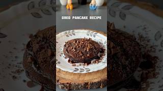 Trending recipe of Oreo Pancakes shorts oreo dessert chocolate pancake [upl. by Ebby]