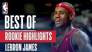 LeBron James BEST NBA Rookie Highlights  20032004 NBA Season [upl. by Ecarg]