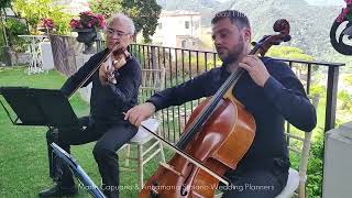 Villa Eva  Ravello  Amalfi Coast  Italy wedding music Violin and Cello for ceremony [upl. by Delphinia45]