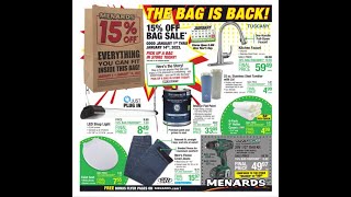 Menards 15 Off Big Bag Sale Flyer Ad MailIn After Rebate amp Deals 0101202301142023 [upl. by Penrose]