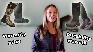 429 Winter Boots REVIEW 2022 Muck VS Hisea Vs Bogs Vs Lacrosse  Real Farm Life Testing [upl. by Dahsraf]