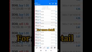 Fully Automatic De40 Techno Bot🤑 forex forexrobotexpertadvisor oavaea trading stockmarket [upl. by Court]