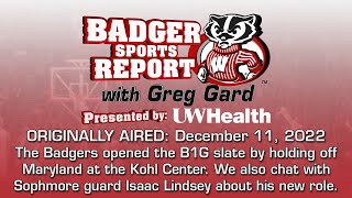 Badger Sports Report with Greg Gard  Show 16  December 11 2022 [upl. by Cheshire626]