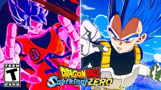 Dragon Ball Sparking Zero  ULTRA INSTINCT GOKU amp BLUE EVOLVED VEGETA TRANSFORMATIONS BREAKDOWN [upl. by Oyr654]