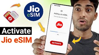 Jio eSIM Activation Online  Jio eSIM kaise activate kare [upl. by Sirmons]