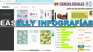 EASELLY EL MEJOR PROGRAMA PARA INFOGRAFIAS gratis [upl. by Neo]