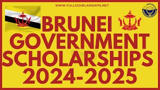 Brunei Government Scholarships 202425  Study free Bachelors Masters with Fully Funded Scholarship [upl. by Eecram]