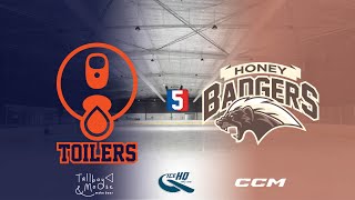 Toilers VS Honey Badgers  Div 5  7th November  IceHQ Rec League ice hockey [upl. by Elizabet993]