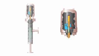 Displacer Operated Level Switch Operation [upl. by Esital718]