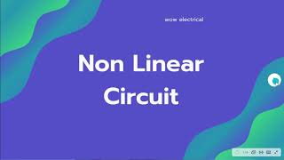 What is Nonlinear Circuit [upl. by Matthiew]