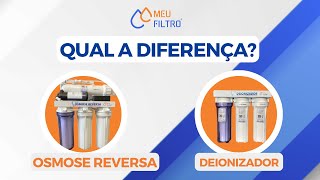 DIFERENÇA OSMOSE REVERSA E DEIONIZADOR [upl. by Atileda]