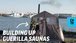 Finnish sauna sweating against gentrification [upl. by Naitsabes422]