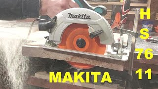 Unboxing i test pilarki tarczowej Makita HS7611 Cięcie różnych materiałów [upl. by Suirrad]