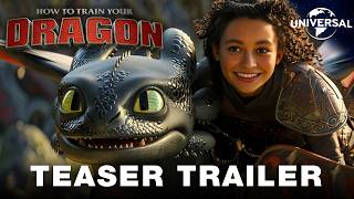 How to Train Your Dragon Live Action 2025  Official Teaser Trailer  Universal Pictures [upl. by Mariandi]